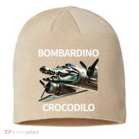 Italian Brainrot Bombardino Crocodilo Sustainable Beanie