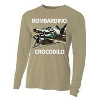 Italian Brainrot Bombardino Crocodilo Cooling Performance Long Sleeve Crew