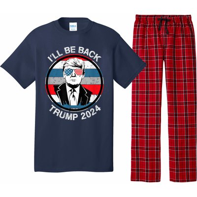 I'll Be Back Trump 2024 Pajama Set