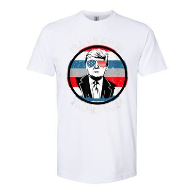 I'll Be Back Trump 2024 Softstyle CVC T-Shirt