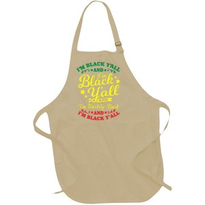 I'm Blackity Black African American Black Pride Great Gift Full-Length Apron With Pockets