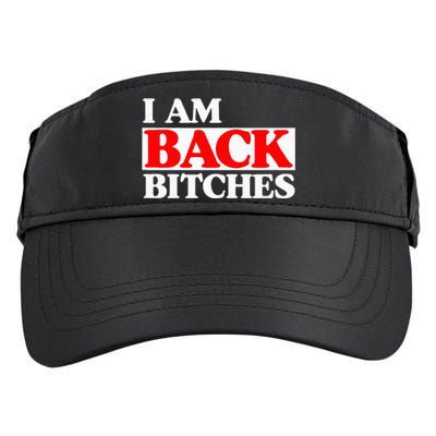 IM Back Bitches Bollywood Funny Memes Adult Drive Performance Visor