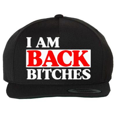 IM Back Bitches Bollywood Funny Memes Wool Snapback Cap