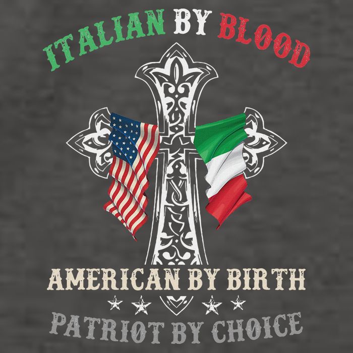 Italian By Blood American By Birth Patriot By Choice Cool Vector Backpack