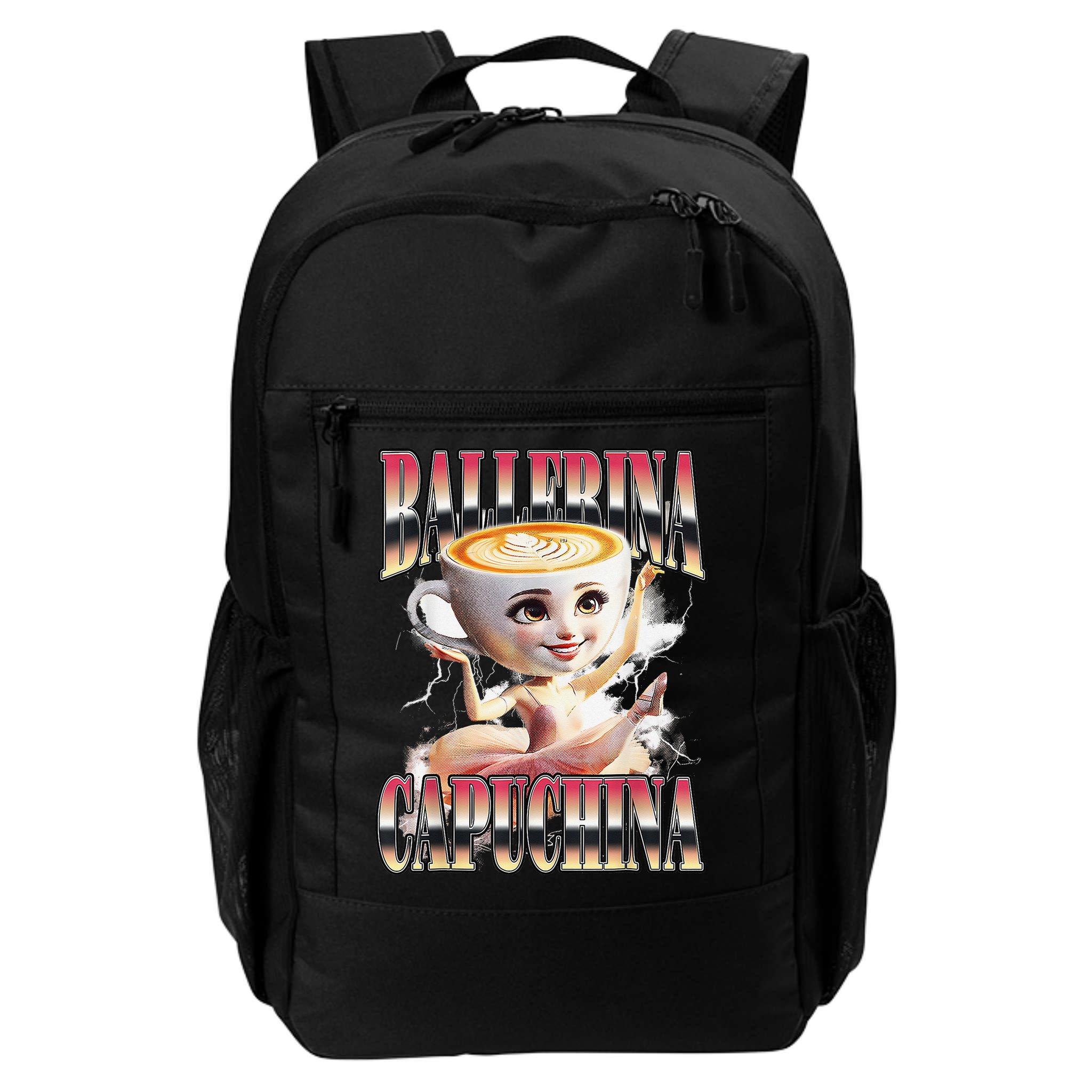 Italian Brainrot Ballerina Cappuccina Ballerina Cappuccino Backpack