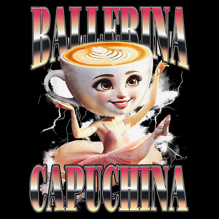 Italian Brainrot Ballerina Cappuccina Ballerina Cappuccino Backpack