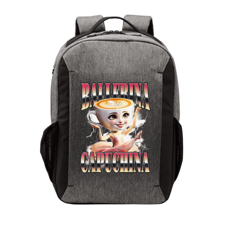 Italian Brainrot Ballerina Cappuccina Ballerina Cappuccino Vector Backpack
