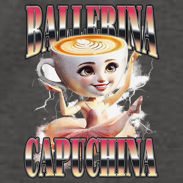 Italian Brainrot Ballerina Cappuccina Ballerina Cappuccino Vector Backpack