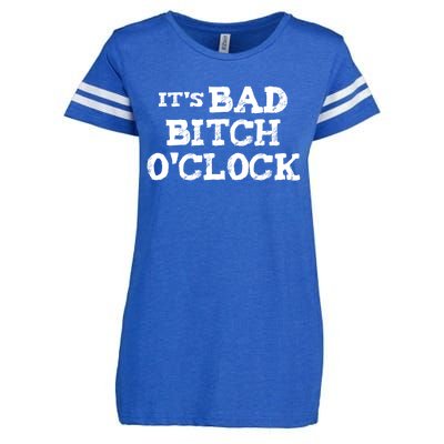 Its Bad Bitch Oclock Funny Gift Enza Ladies Jersey Football T-Shirt