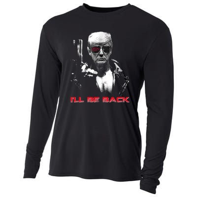 I'll Be Back Trump 2024 Cooling Performance Long Sleeve Crew