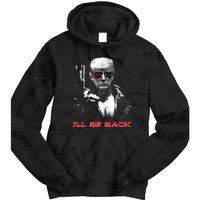 I'll Be Back Trump 2024 Tie Dye Hoodie