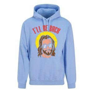 Ill Be Back Jesus Cool God Christ Religious Christian Gift Unisex Surf Hoodie