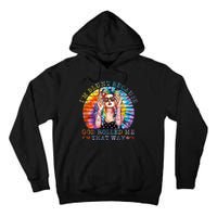 Im Blunt Because God Rolled Me That Way Retro Girl Tie Dye Tall Hoodie