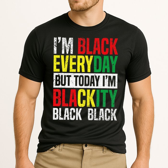 I'm Blackity Black African American  Juneteenth Cooling Performance Crew T-Shirt