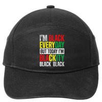 I'm Blackity Black African American  Juneteenth 7-Panel Snapback Hat