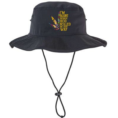 Im Blunt Because God Rolled Me That Way Weed Bucket Hat