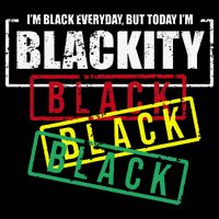 I'm Blackity Black African American Black Power Zip Tote Bag