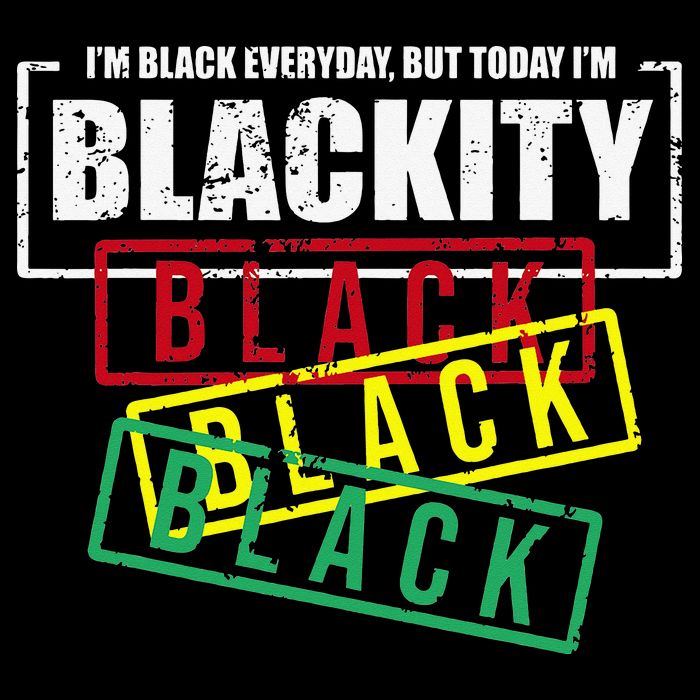 I'm Blackity Black African American Black Power Zip Tote Bag
