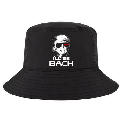 ILl Be Back Trump 2024 Vintage Trump Cool Comfort Performance Bucket Hat