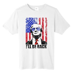 I’Ll Be Back Funny Quote Trump 2024 Tall Fusion ChromaSoft Performance T-Shirt