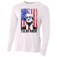 I’Ll Be Back Funny Quote Trump 2024 Cooling Performance Long Sleeve Crew