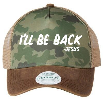 I'll Be Back Jesus Legacy Tie Dye Trucker Hat