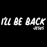 I'll Be Back Jesus City Backpack