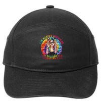 I'm Blunt Because God Rolled Me That Way Hippie 7-Panel Snapback Hat