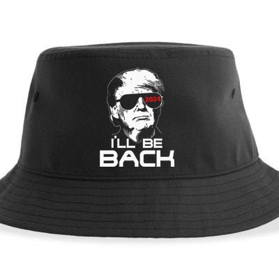 Ill Be Back Trump 2024 Sustainable Bucket Hat