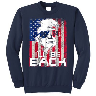 Ill Be Back Trump 2024 Vintage Donald Trump Sweatshirt