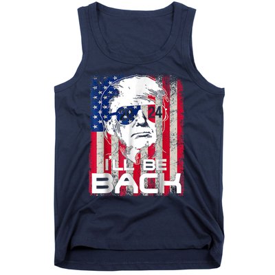 Ill Be Back Trump 2024 Vintage Donald Trump Tank Top