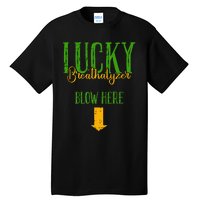 Irish Breathalyzer Blow Here Funny St. Patrick's Day Tall T-Shirt