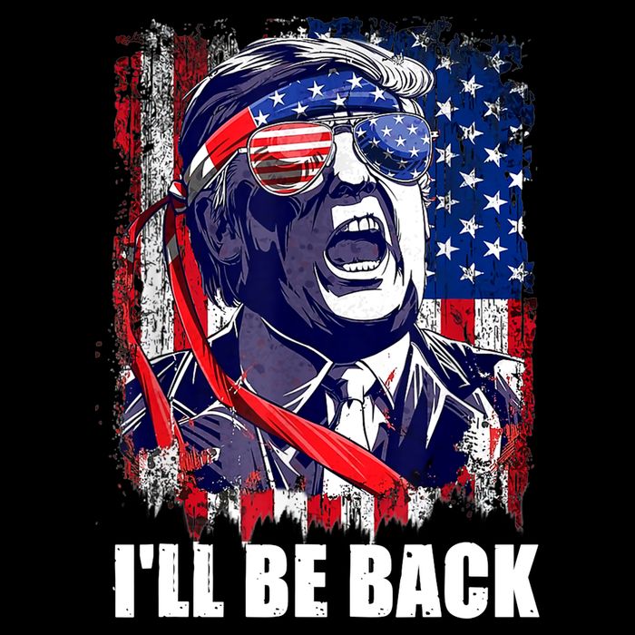 I'll Be Back Trump Make American Great Again, Trump 2024 16 in Basic Backpack