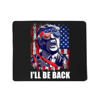 I'll Be Back Trump Make American Great Again, Trump 2024 Mousepad