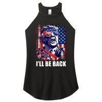 I'll Be Back Trump Make American Great Again, Trump 2024 Women's Perfect Tri Rocker Tank