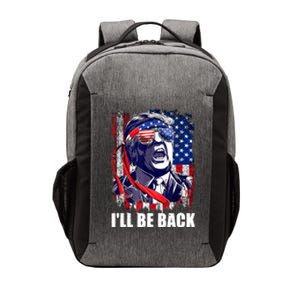 I'll Be Back Trump Make American Great Again, Trump 2024 Vector Backpack