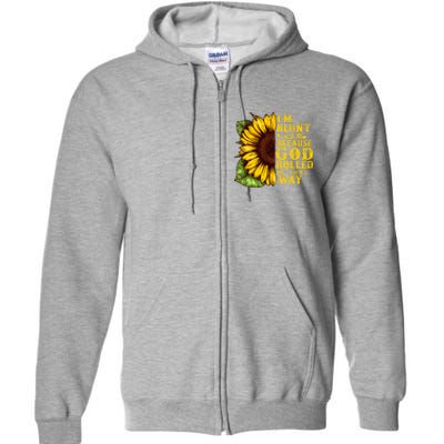 Im Blunt Because God Rolled Me That Way Gift Sunflower Full Zip Hoodie