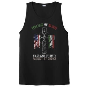 Italian By Blood American By Birth Patriot By Choice PosiCharge Competitor Tank