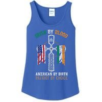 Irish By Blood American By Birth Patriot By Choice Gift Ladies Essential Tank