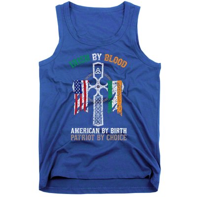 Irish By Blood American By Birth Patriot By Choice Gift Tank Top