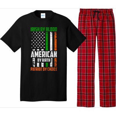 Irish By Blood American By Birth Patriotic By Choice Gift Pajama Set