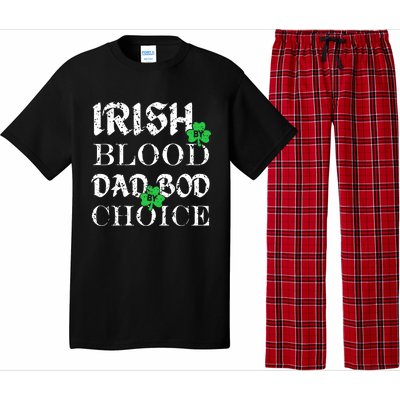 Irish By Blood Dad Bod By Choice St Patricks Day Men Pajama Set