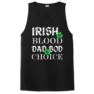 Irish By Blood Dad Bod By Choice St Patricks Day Men PosiCharge Competitor Tank