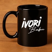 Ivori Babu Beat A Bitch Up 11oz C Handle Ceramic Mug