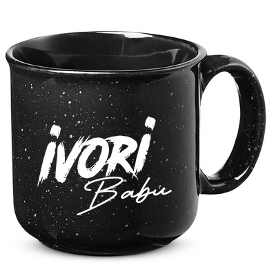 Ivori Babu Beat A Bitch Up 15oz Campfire Ceramic Mug
