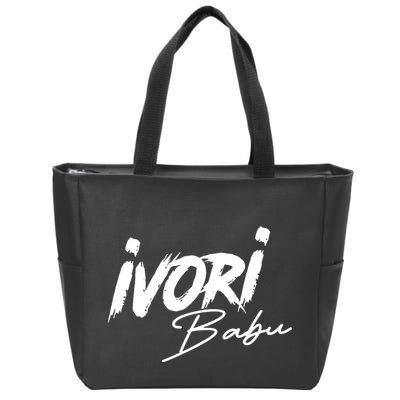 Ivori Babu Beat A Bitch Up Zip Tote Bag