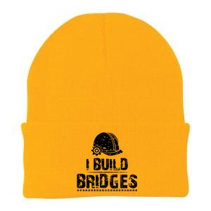 I Build Bridges Knit Cap Winter Beanie