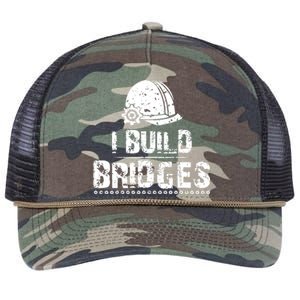 I Build Bridges Retro Rope Trucker Hat Cap