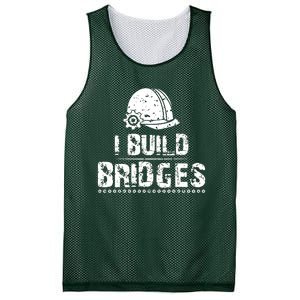 I Build Bridges Mesh Reversible Basketball Jersey Tank