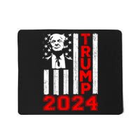 Ill Be Back Trump 2024 Vintage Donald Trump 4th Of July Mousepad